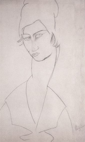 Amedeo Modigliani | Viso di donna (1918) | MutualArt