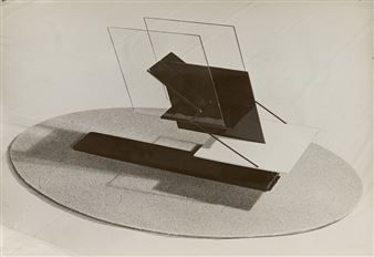 Three works: Raum-Konstruktionen (Plastik für einen Fliegerplatz) - Hein Gorny