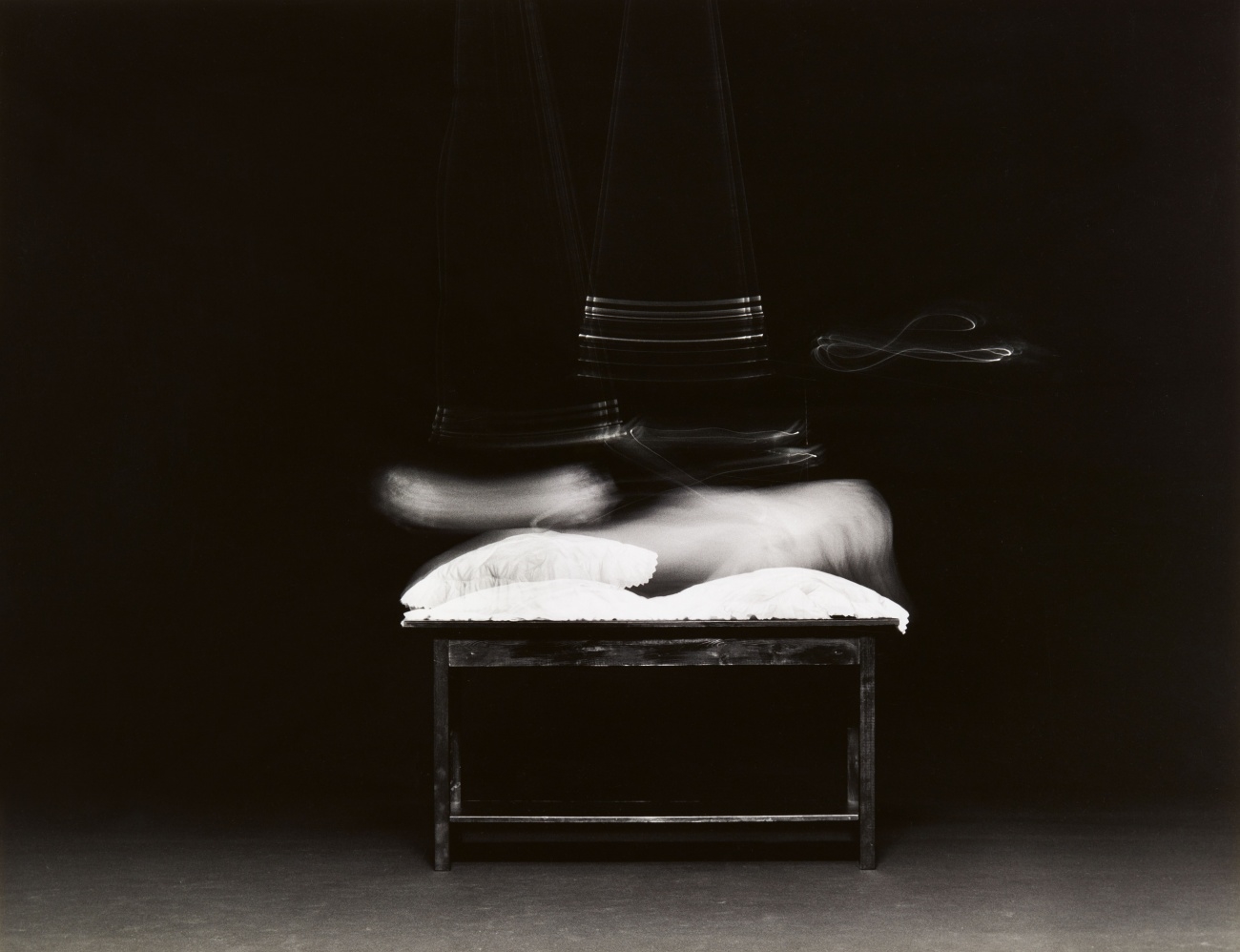 Artwork by Jürgen Klauke, Eight works: Daseinsrenovierung (from the series: Desaströses Ich), Made of gelatin silver prints