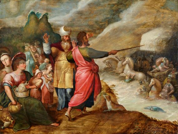 The Crossing of the Red Sea by Otto van Veen