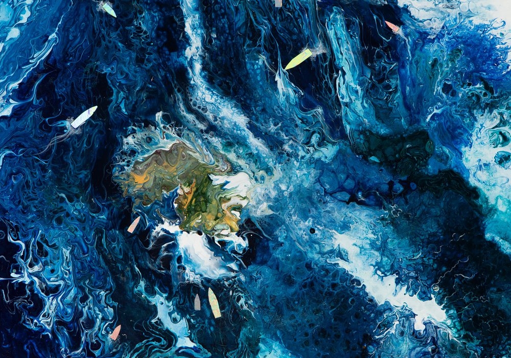 Artwork by Marzena Bis, Blink, Made of acrylic/canvas