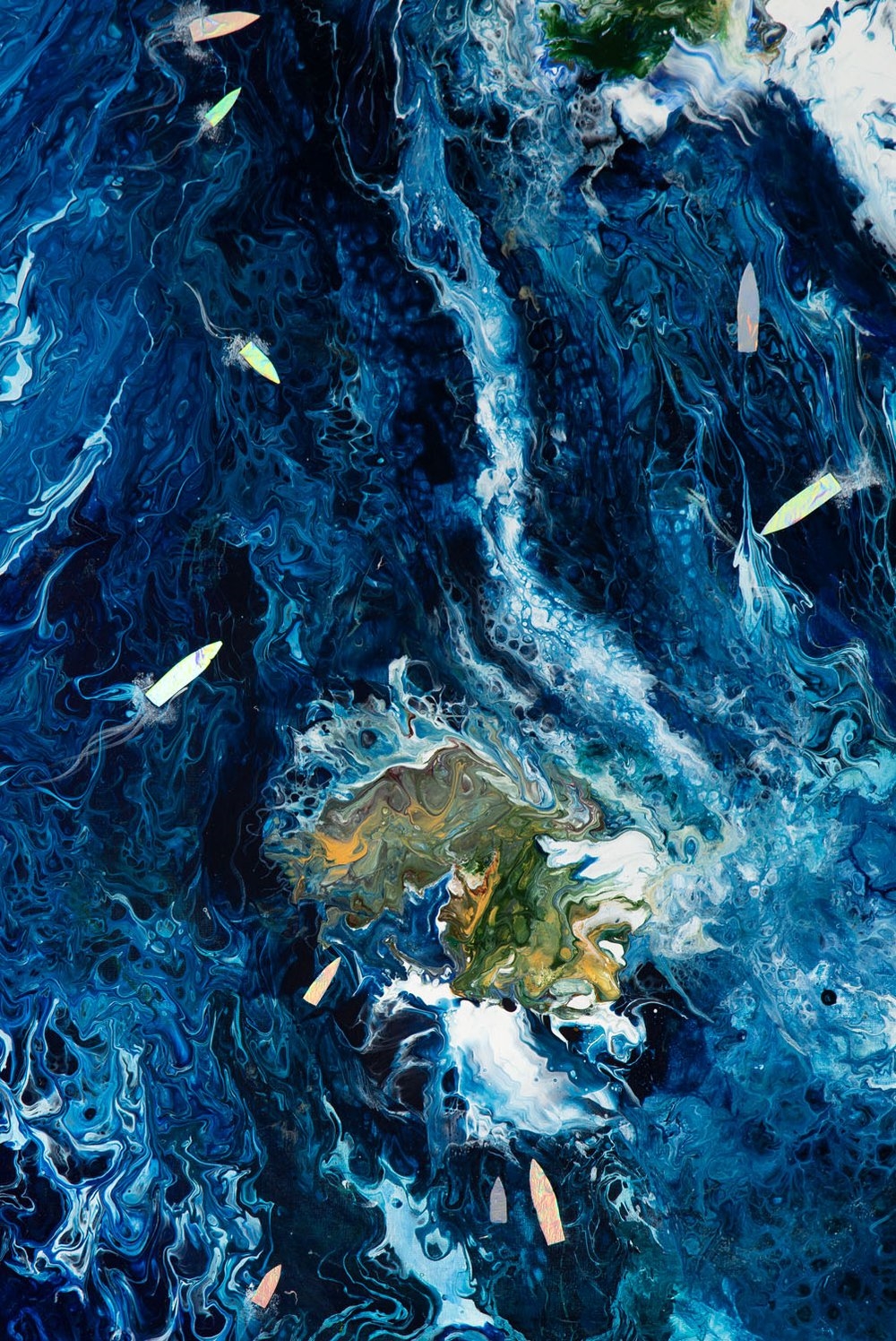 Artwork by Marzena Bis, Blink, Made of acrylic/canvas