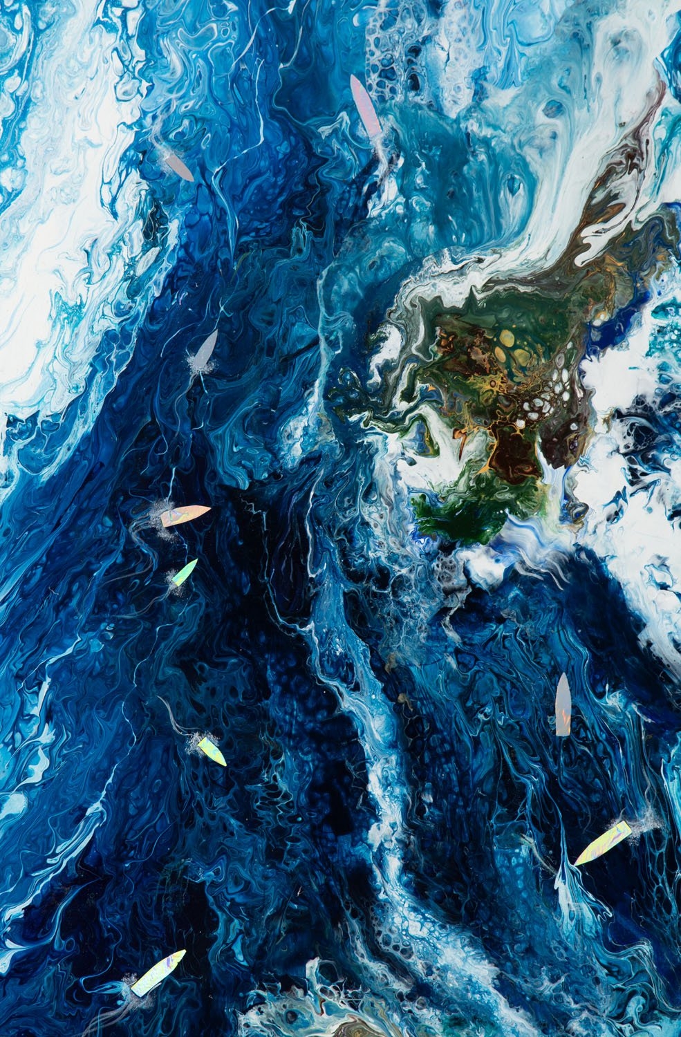 Artwork by Marzena Bis, Blink, Made of acrylic/canvas