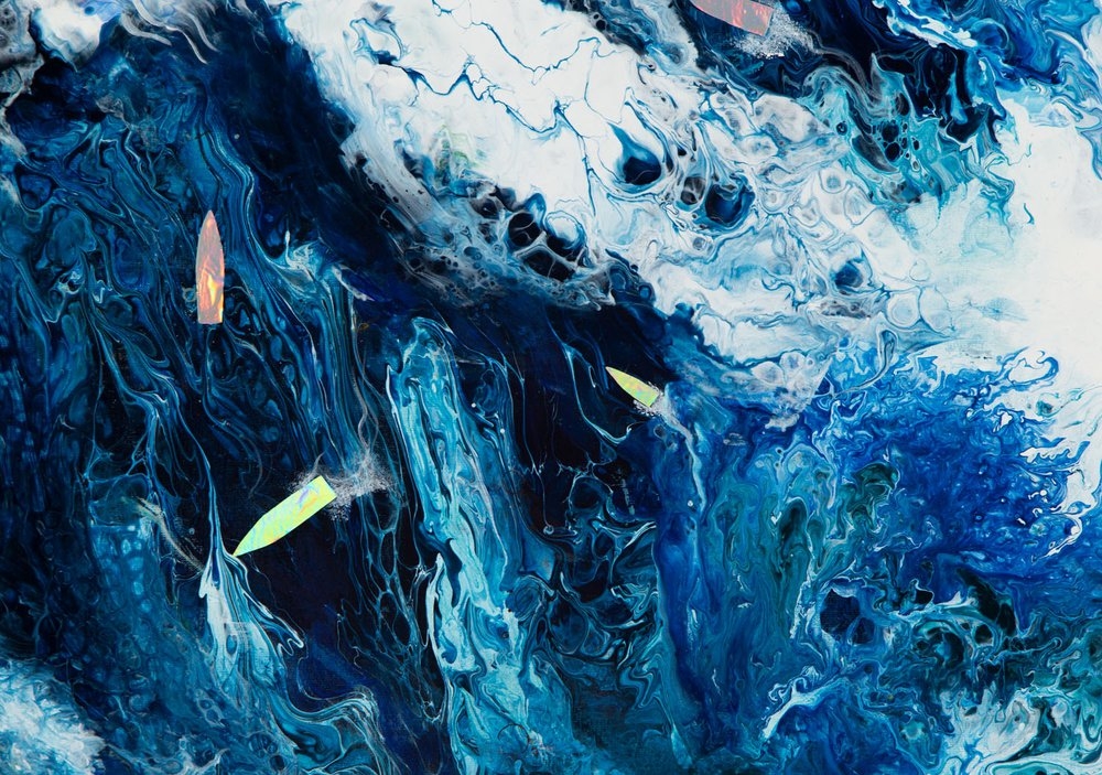 Artwork by Marzena Bis, Blink, Made of acrylic/canvas