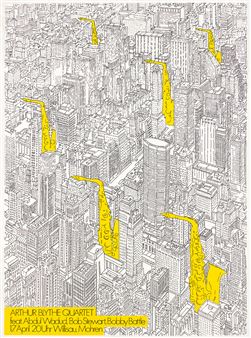 [WILLISAU JAZZ CONCERTS.] Group of 5 posters. . - Niklaus Troxler