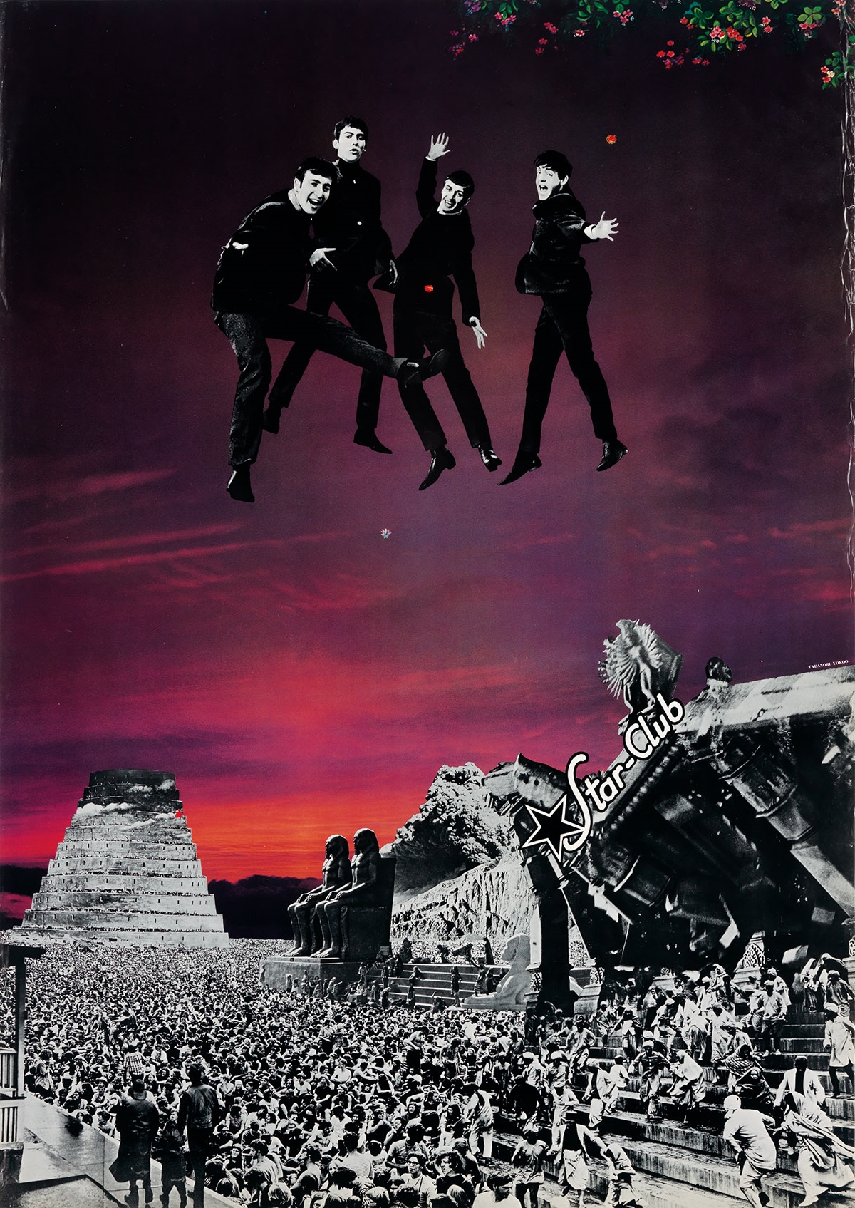 Artwork by Tadanori Yokoo, [GRAPHIC DESIGN / MUSIC.] Group of 3 posters. ., Made of Paper