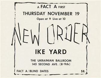 NEW ORDER / IKE YARD. . - Michael H. Shamberg