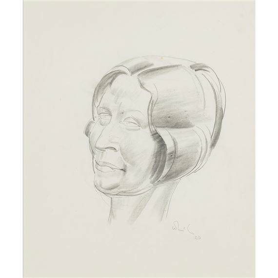 HEAD STUDY - LUCY by William McCance, 1920