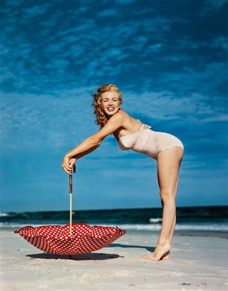 Marilyn Monroe, Tobey Beach by Andre de Dienes, 1949, printed in 2006