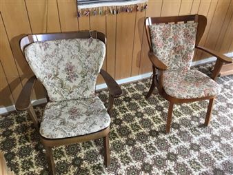 A pair of Canada armchairs - Christian E. Hansen