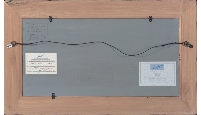 Artwork by Eric Sloane, Sunrise at Walpi, Made of Oil on board