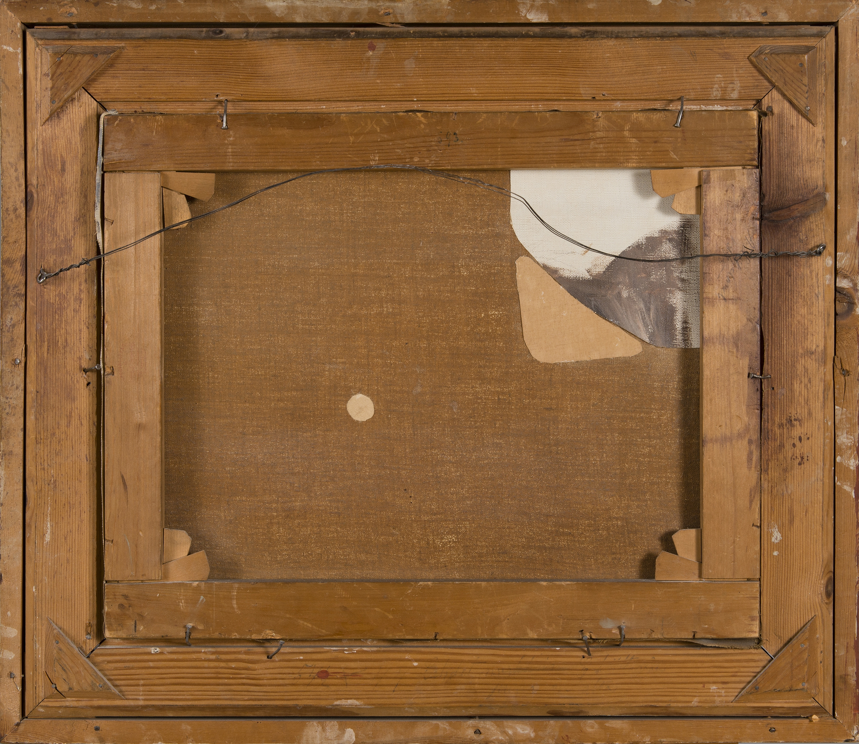 Artwork by Arvid Liljelund, THE ROOSTER IN THE COTTAGE, Made of Oil on canvas