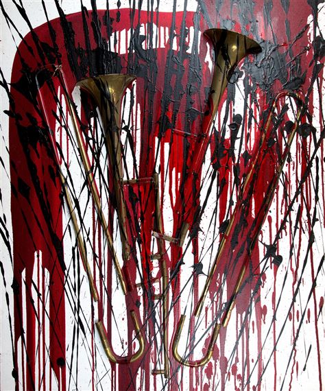 Arman | Spattering paintings (2001) | MutualArt