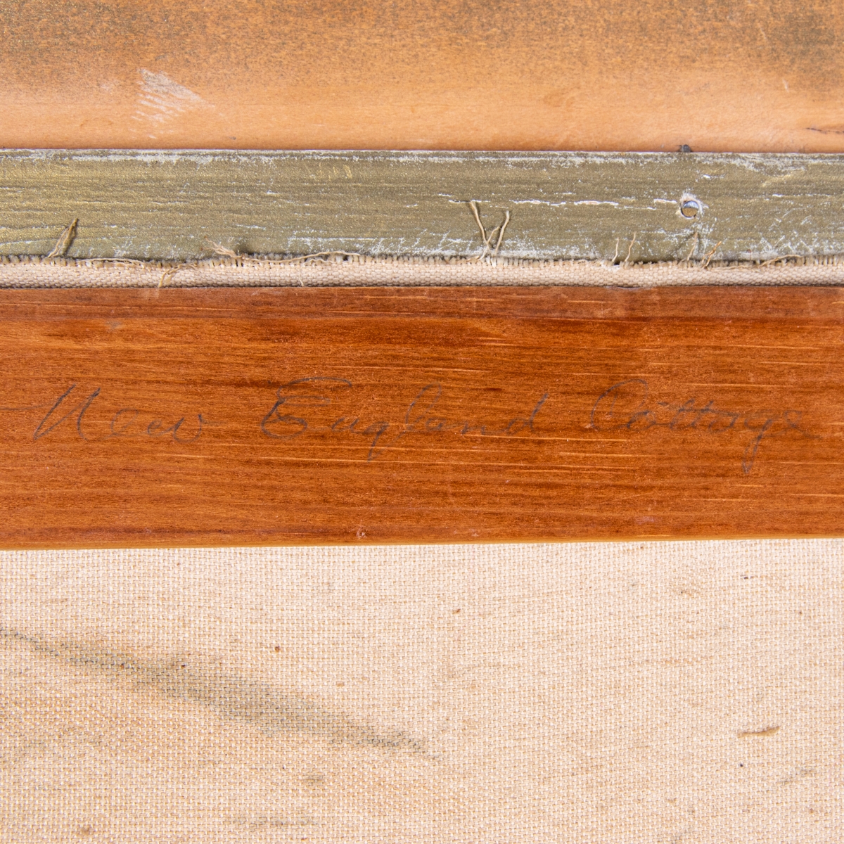 Artwork by Frances H. McKay, New England Cottage,, Made of Oil on canvas,