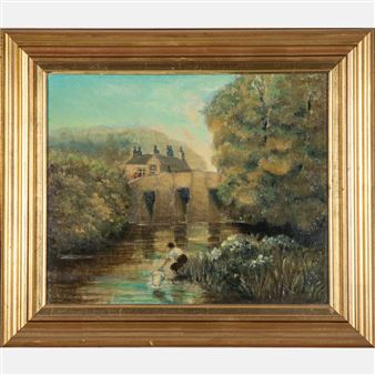 The Avon at Limpley Stoke, - J. B. Maslen