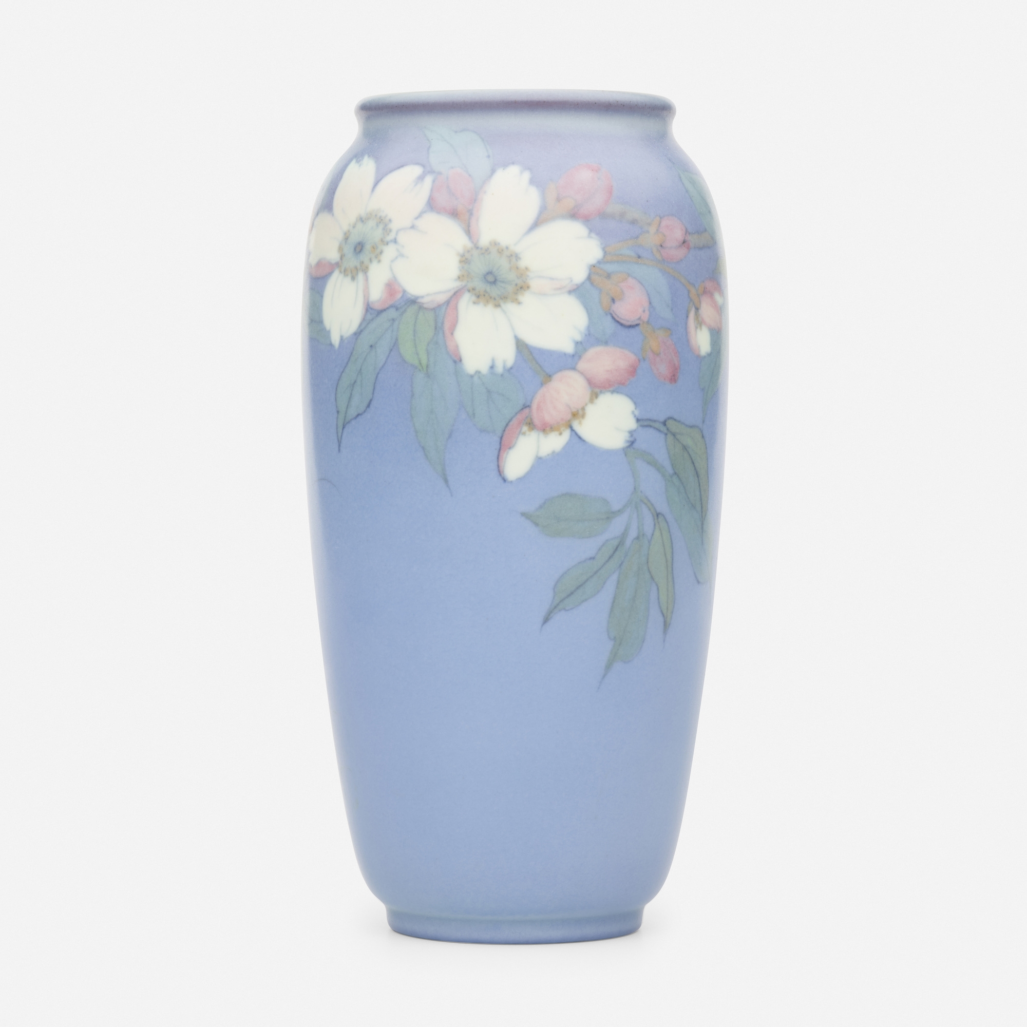 Lenore Asbury Vellum vase with wild roses (1930) MutualArt