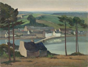 Pouldavid-sur-mer, temps gris (Finistère) - Ulysse Gorrin