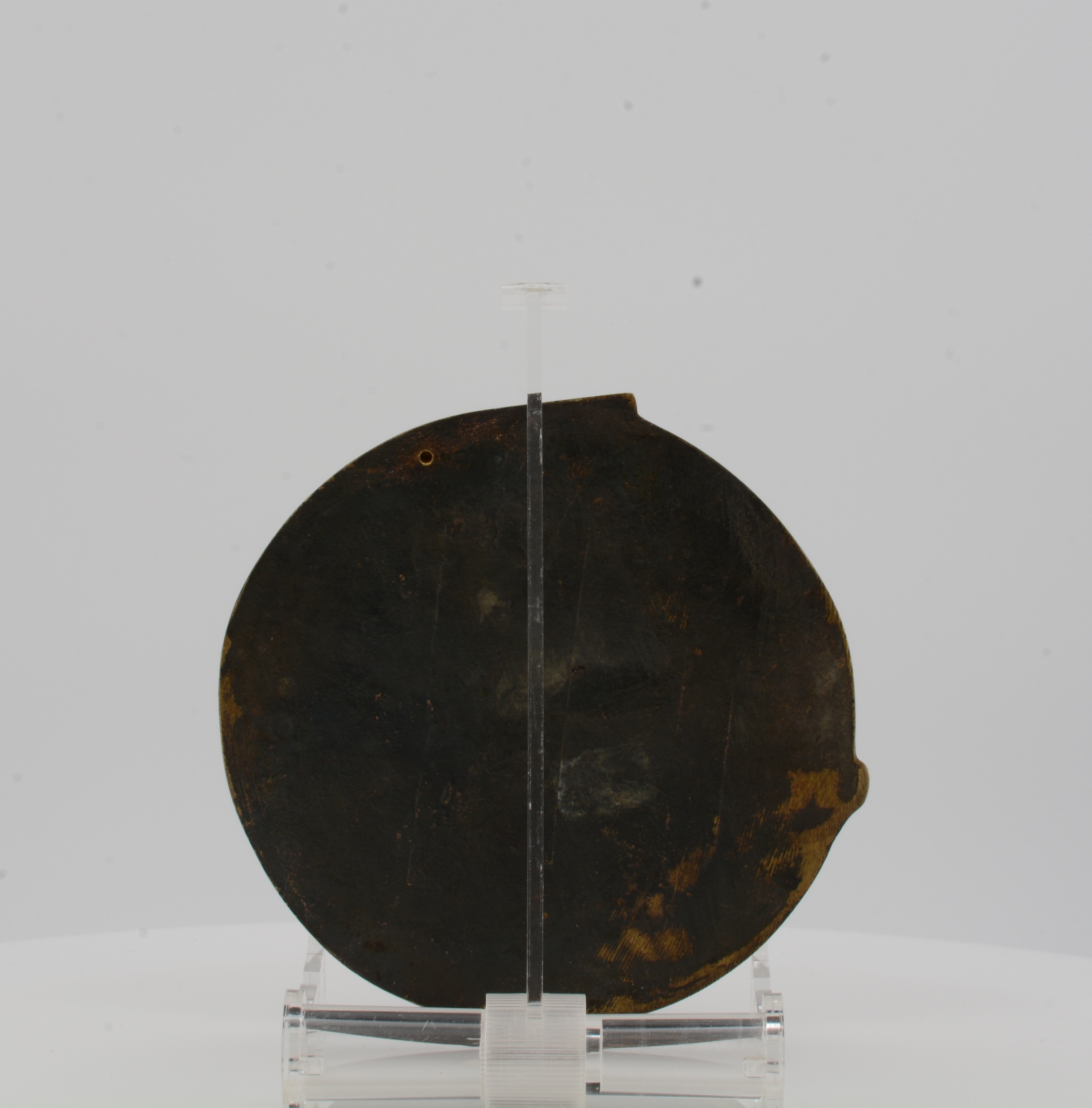 Artwork by Ewald Mataré, Rundmedallion mit Hahn II, Made of Bronze, light brown patinated