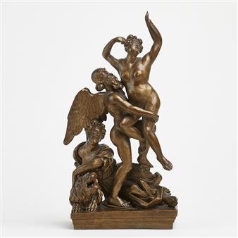 Mytologisk skulpturgrupp - Burchardt Prechts