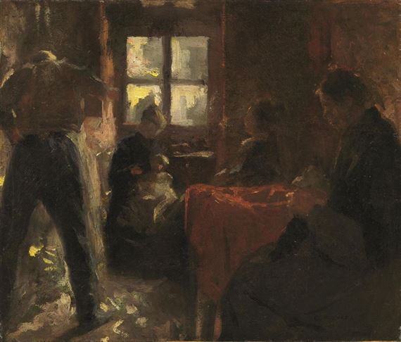 SCENA D'INTERNO VIGEZZINO by Carlo Fornara