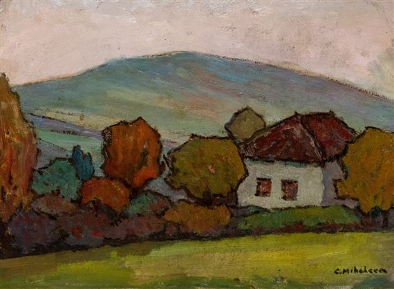 House at the Foot of the Hill by Constantin Mihalcea Braga
