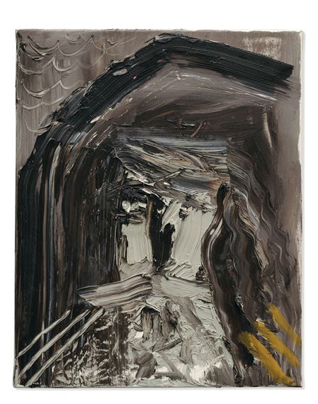 Selbstbildnis mis Heuschreckennase (Self-Portrait with Grasshopper Nose) by Jonathan Meese, 2002