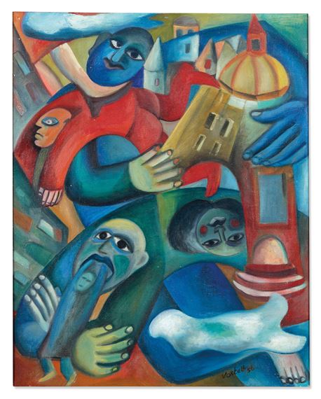 Der Bauch von Paris (The Belly of Paris) by Wolf Vostell, 1956