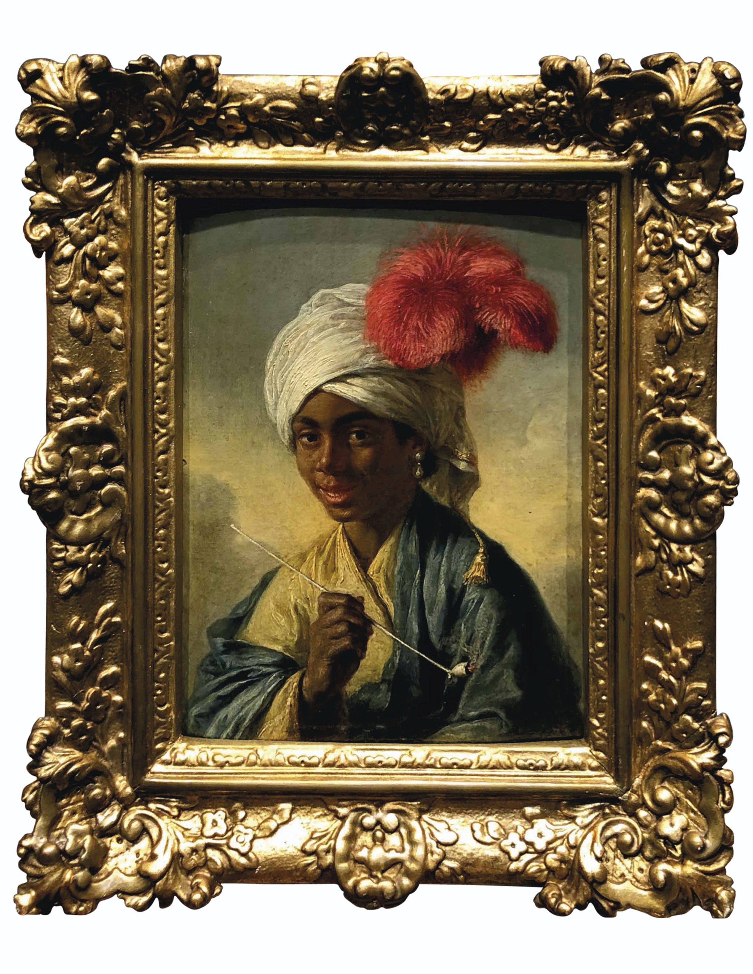 French School, 18th Century | A young boy smoking a pipe | MutualArt