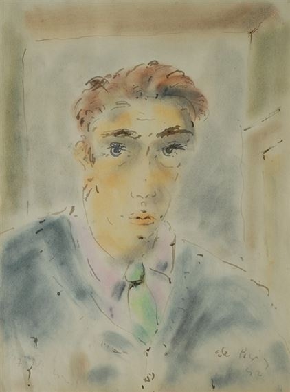 Ritratto di Giovane by Filippo de Pisis, 1942