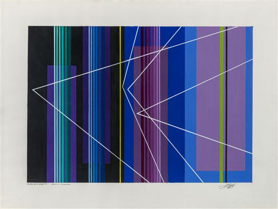 Rayonnée #241P by Juan Melé, 1988