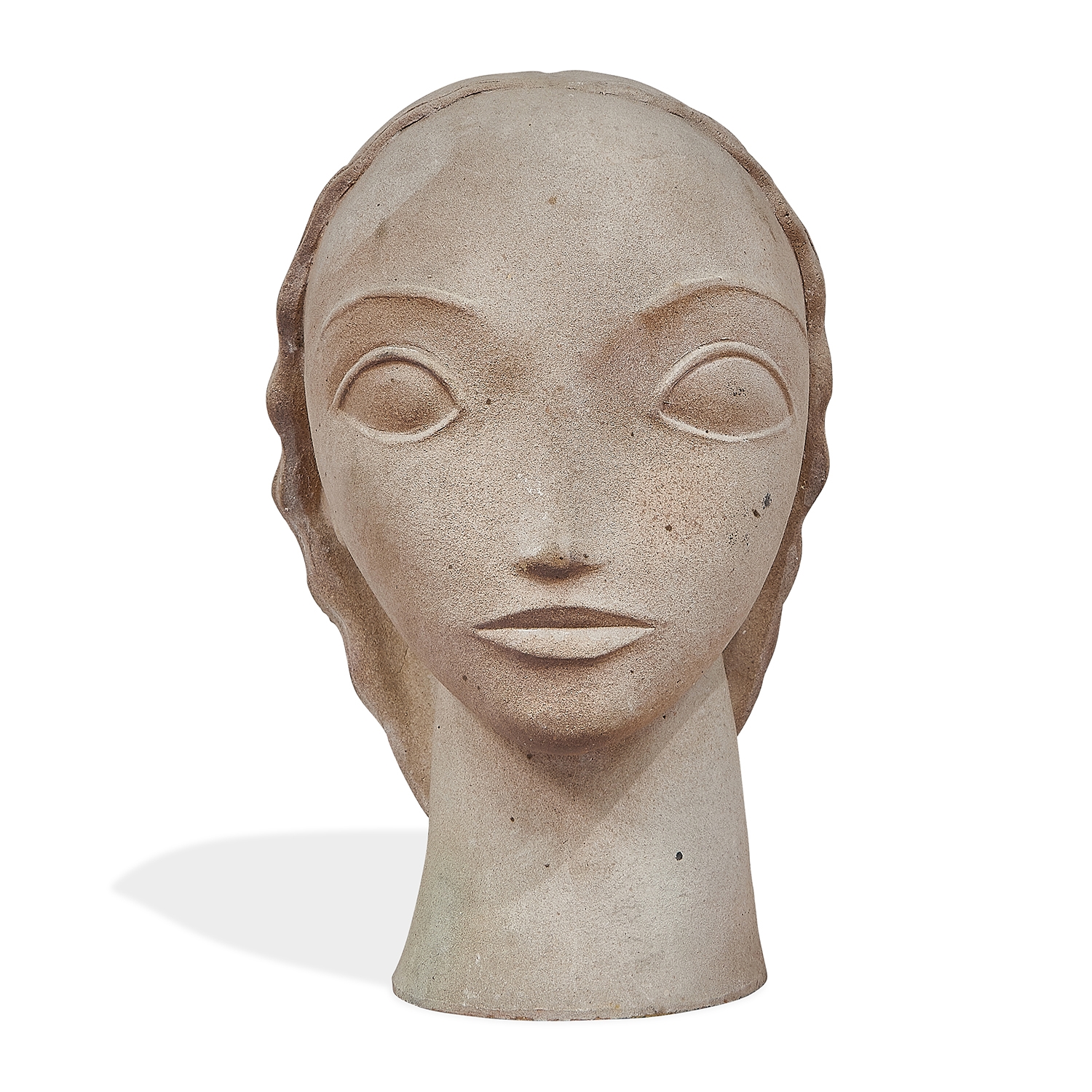 Gregory Waylande Art Deco head sculpture MutualArt