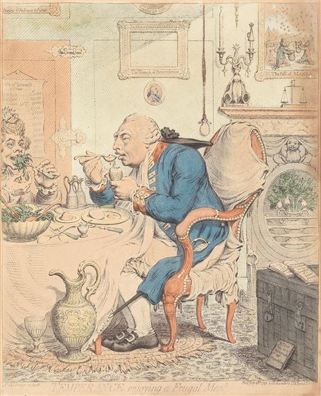 Temperance enjoying a Frugal Meal