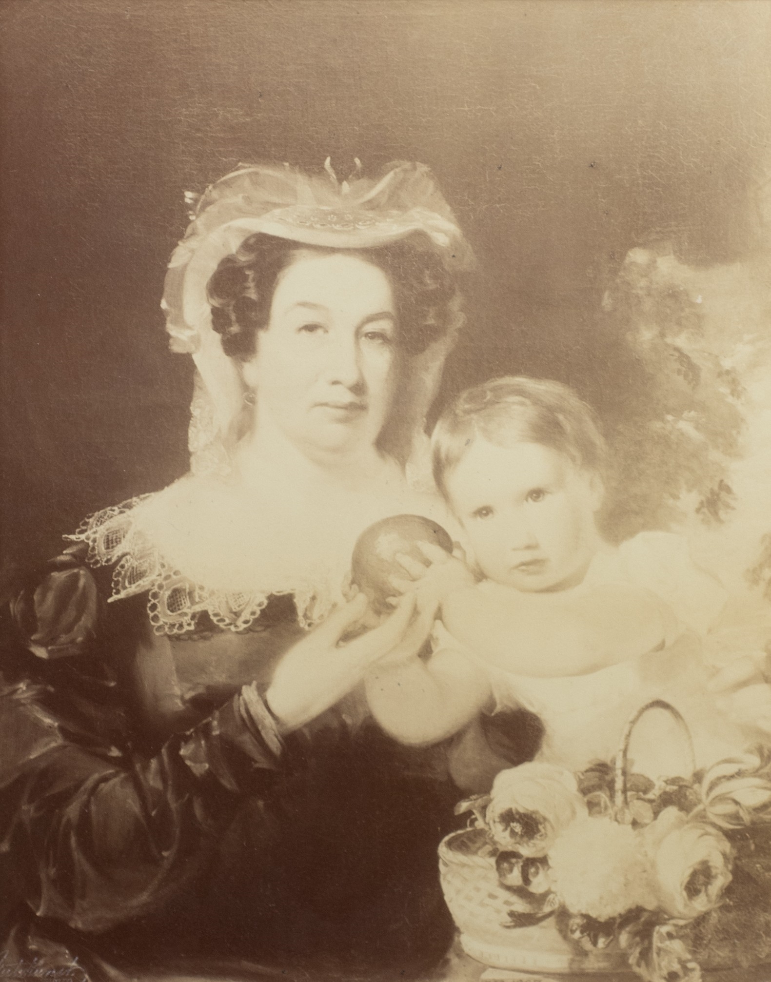 Artwork by Frederick Gutekunst, Photographic Portrait of Elizabeth and Elisa Swaim, Made of Photograph