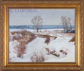 Первые проталины - Chesnokov Nikolay Gavrilovich