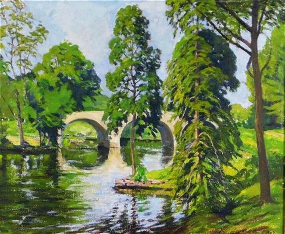 Summer Landscape by James Goodwin McManus, 1947