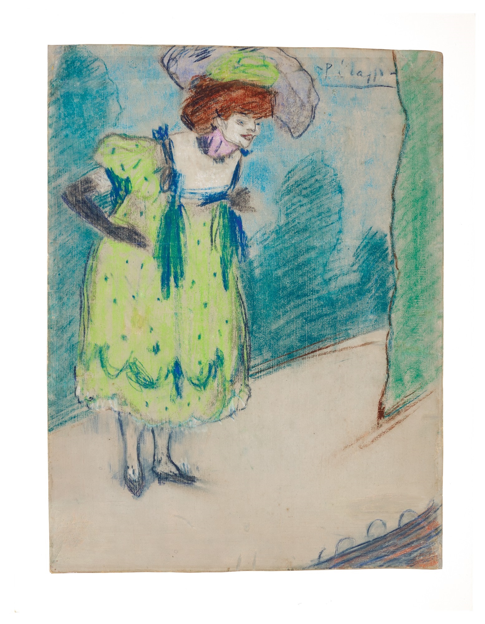 Pablo Picasso Diseuse (1900 1901) MutualArt