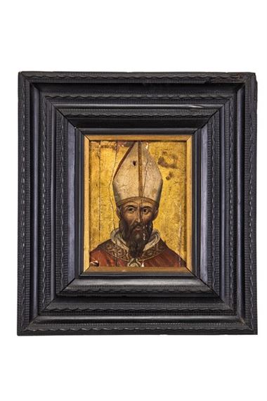 Ritratto di Vescovo by Cretan School, 17th Century