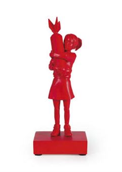 Banksy | BOMB HUGGER (RED BOMB Ver.) (2020) | MutualArt
