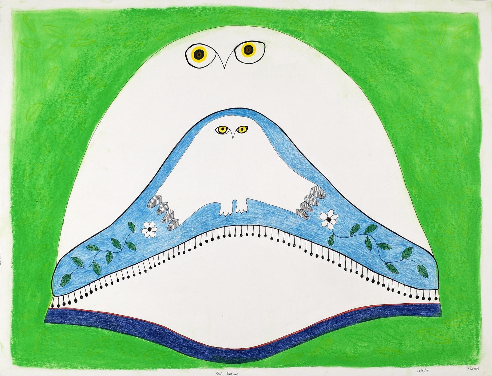 OWL DESIGNS by Ningeokuluk Teevee, 2015