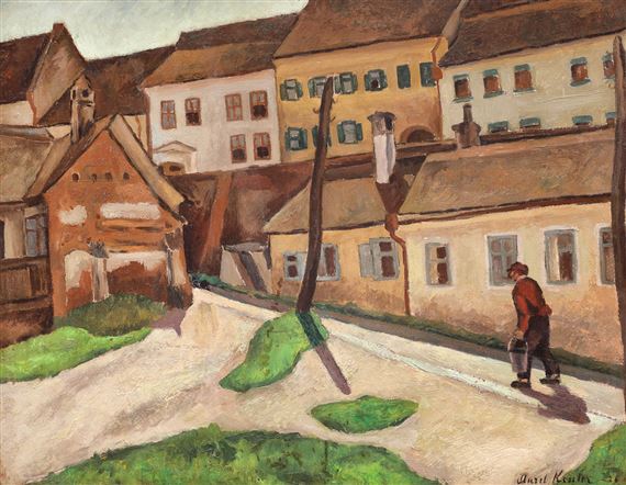 Stradă din Sighişoara by Aurel Kessler, 1926