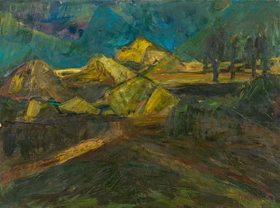 Landscape by Viktor Lederer, 1963