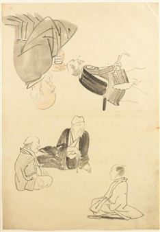 Figural study - Shijo School, 19th Century