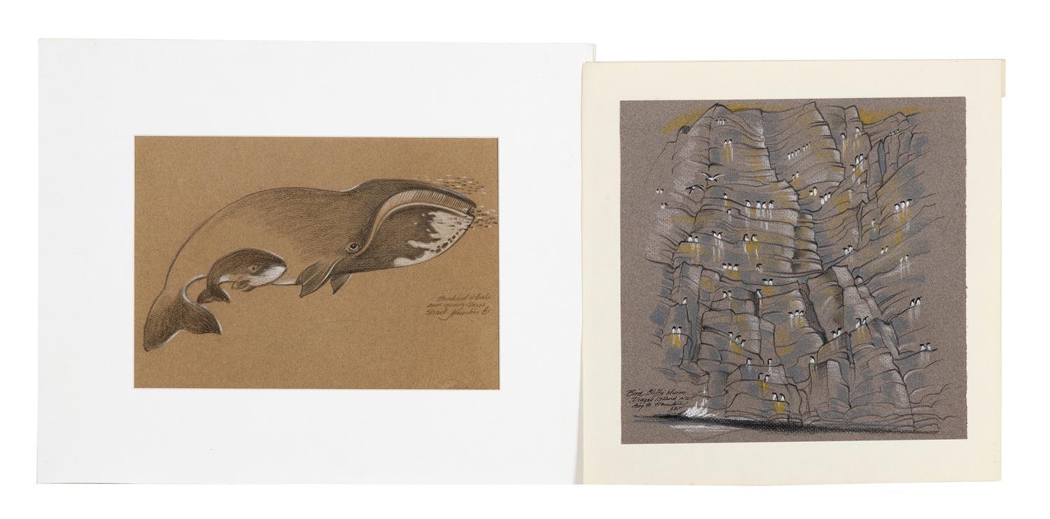 James Archibald Houston Two unframed works MutualArt