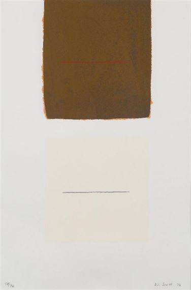 Untitled by William Scott, 1972