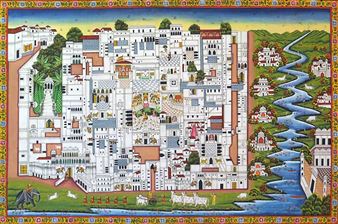 Untitled (Pichwai) - Karan Singh