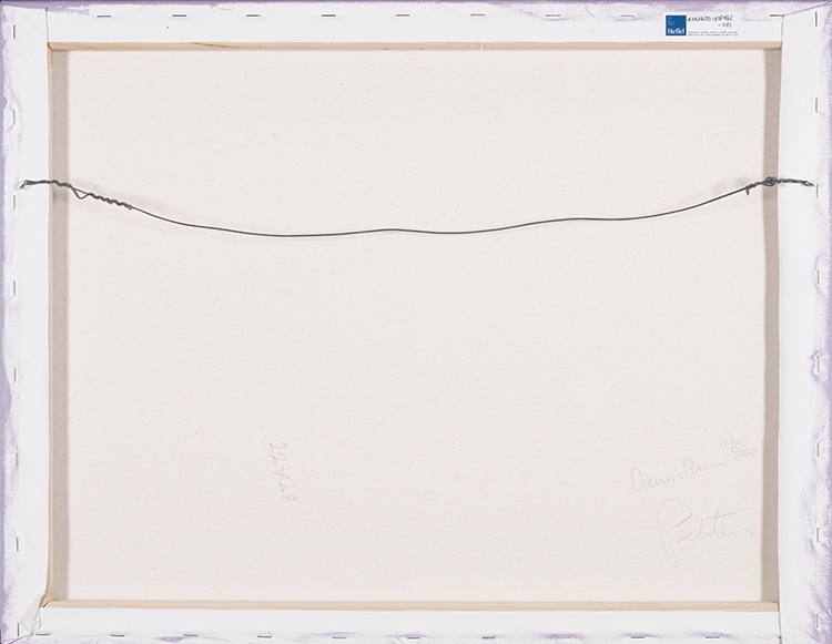 Artwork by Charles Pachter, Dawn Barn, Made of acrylic on canvas