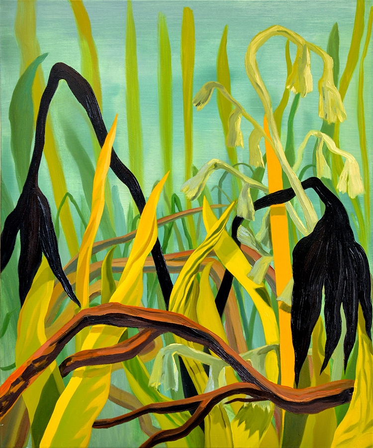 Artwork by Rachel MacFarlane, Strange Vitality, Made of oil on linen