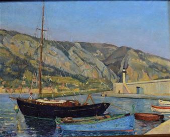 Port de Saint Jean Cap Ferrat ou Beaulieu-Sur-Mer - Jacques-Charles Bordier du Bignon