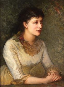 PORTRAIT OF A LADY, POSSIBLY LILLIE LANGTRY - George Francis Miles