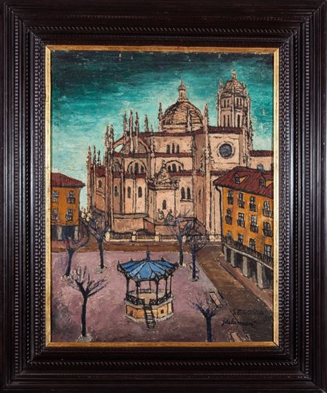 Paisaje con monumentos de Castilla by Fernando Delapuente